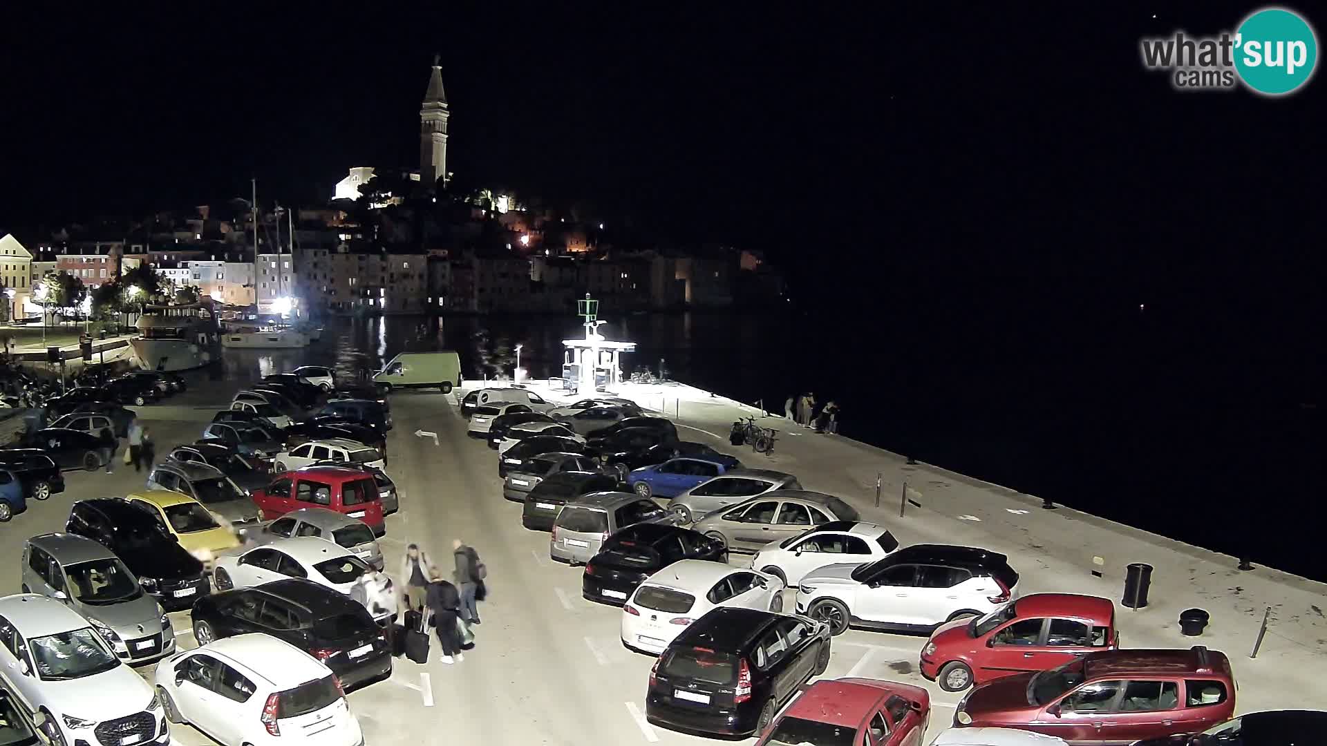 Spletna kamera Rovinj panorama mesta | Istra