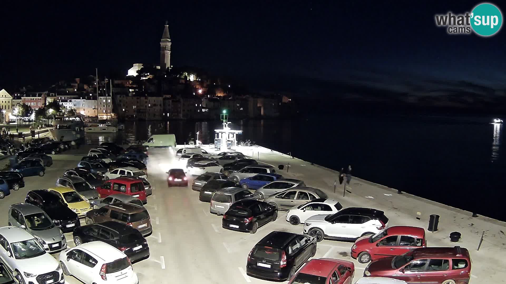 Webcam live Rovinj panorama de la ville | Istrie