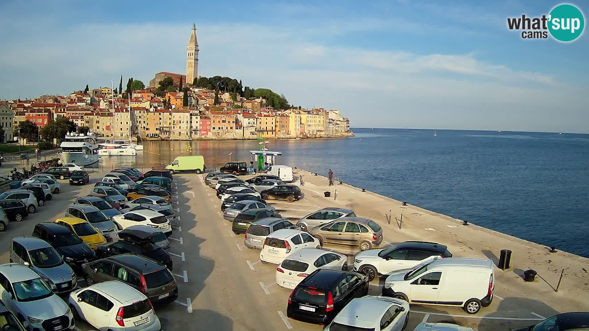 Web kamera Rovinj panorama grada