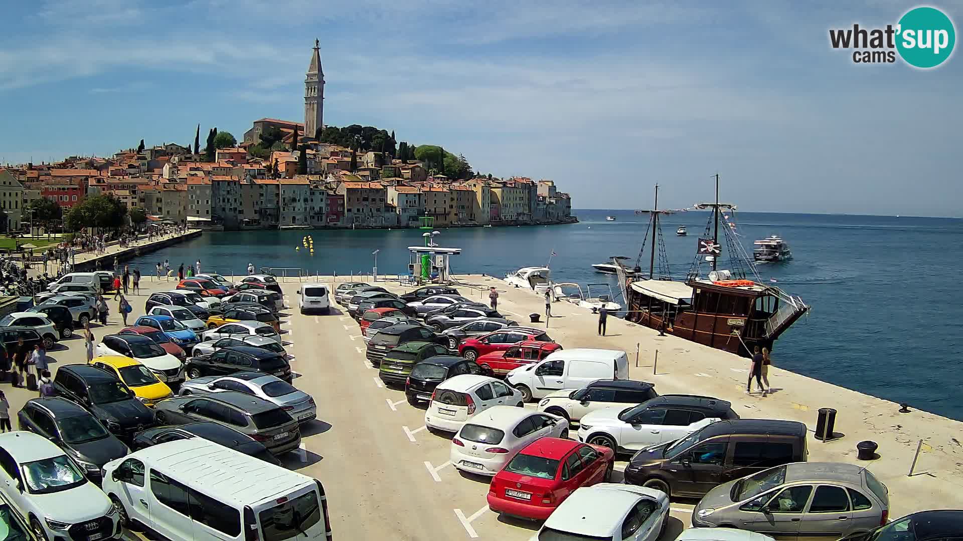 Web kamera Rovinj – panorama grada