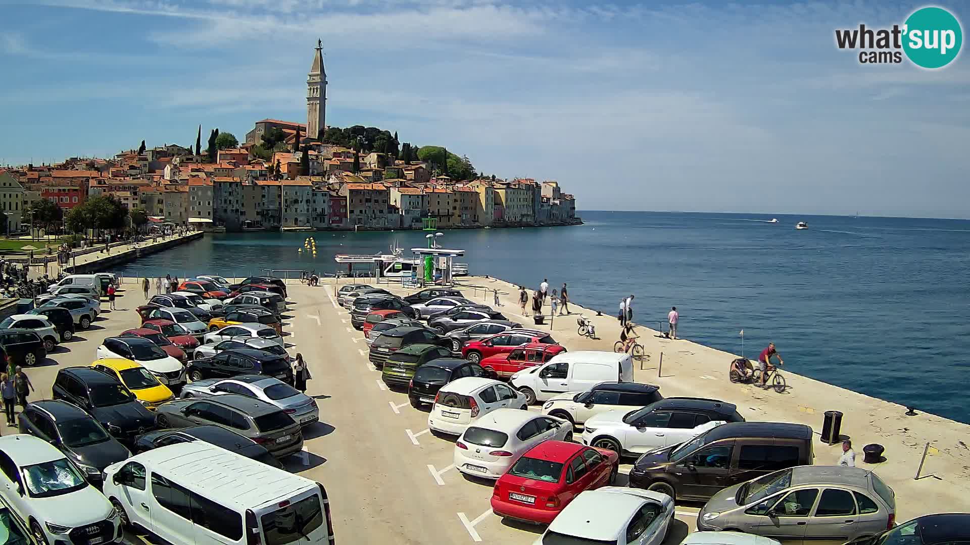 Webcam Rovinj panorama de la ciudad | Istria