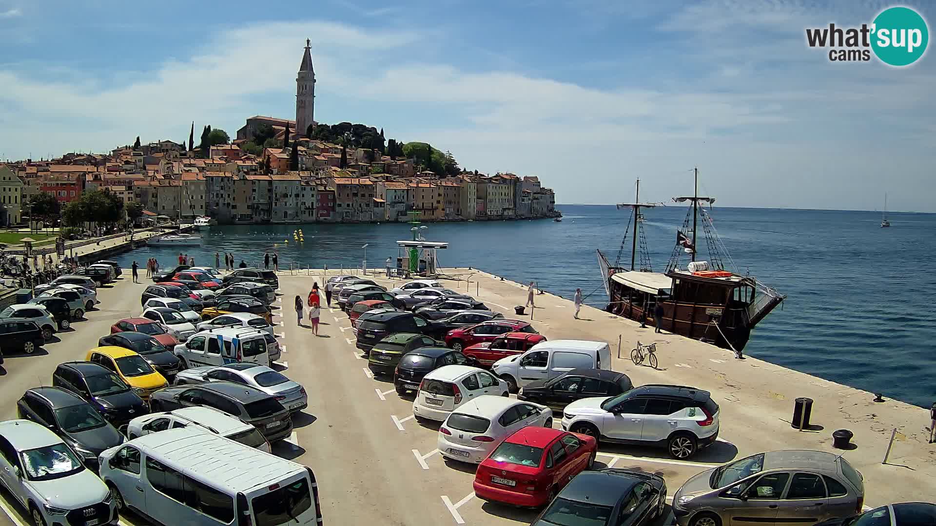 Webcam Rovinj – panorama of city – Istria – Croatia