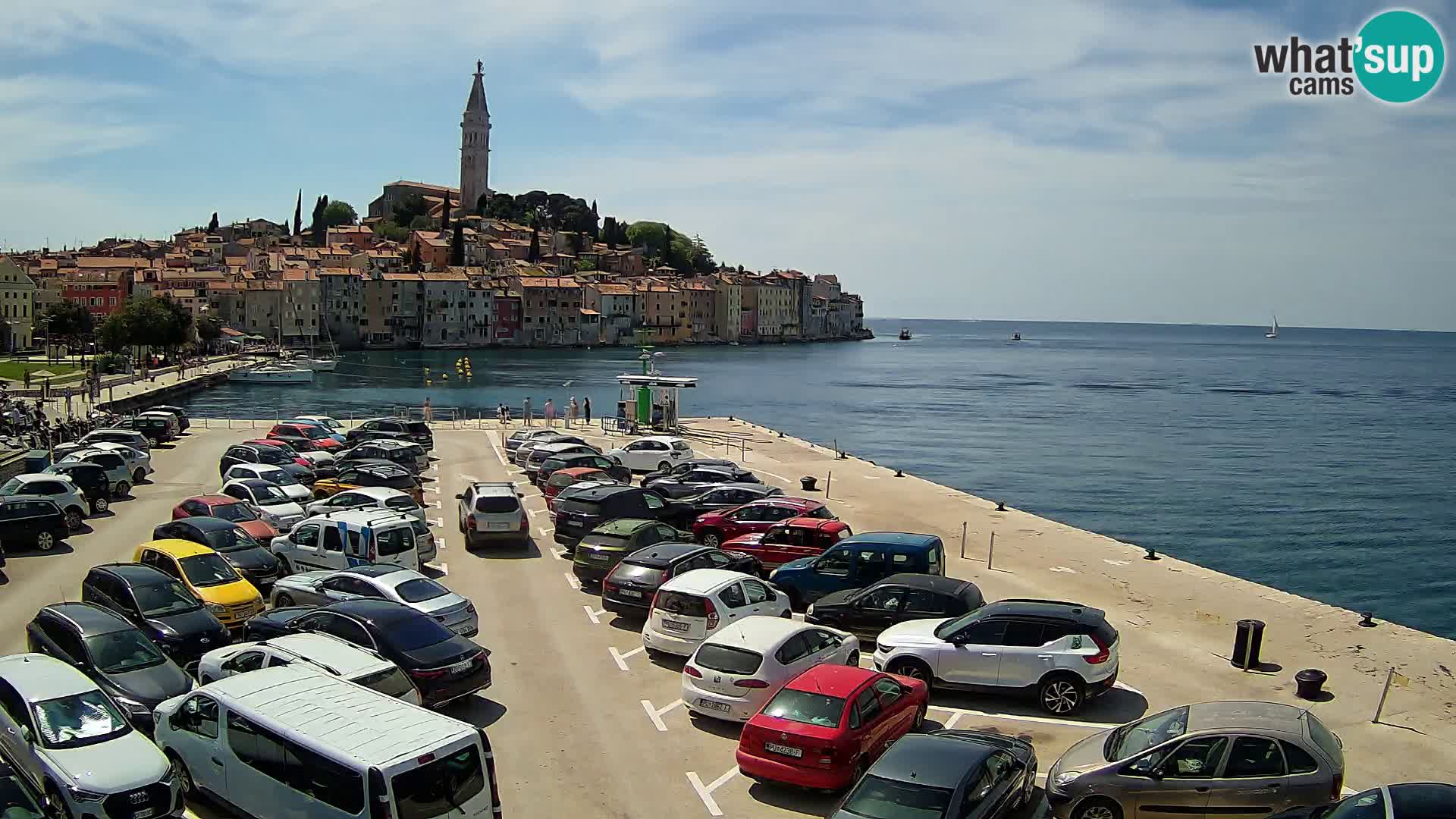 Webcam live Rovinj – panorama de la ville
