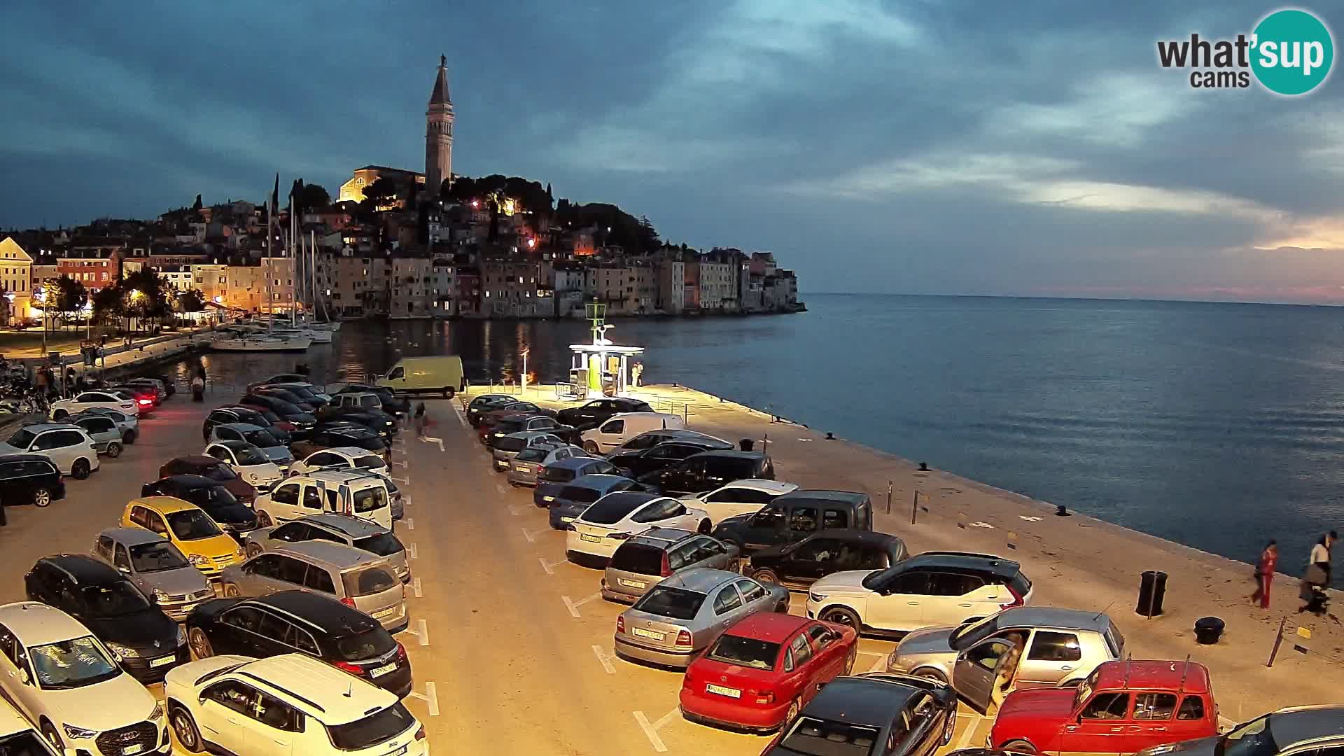 Webcam live Rovinj panorama de la ville | Istrie