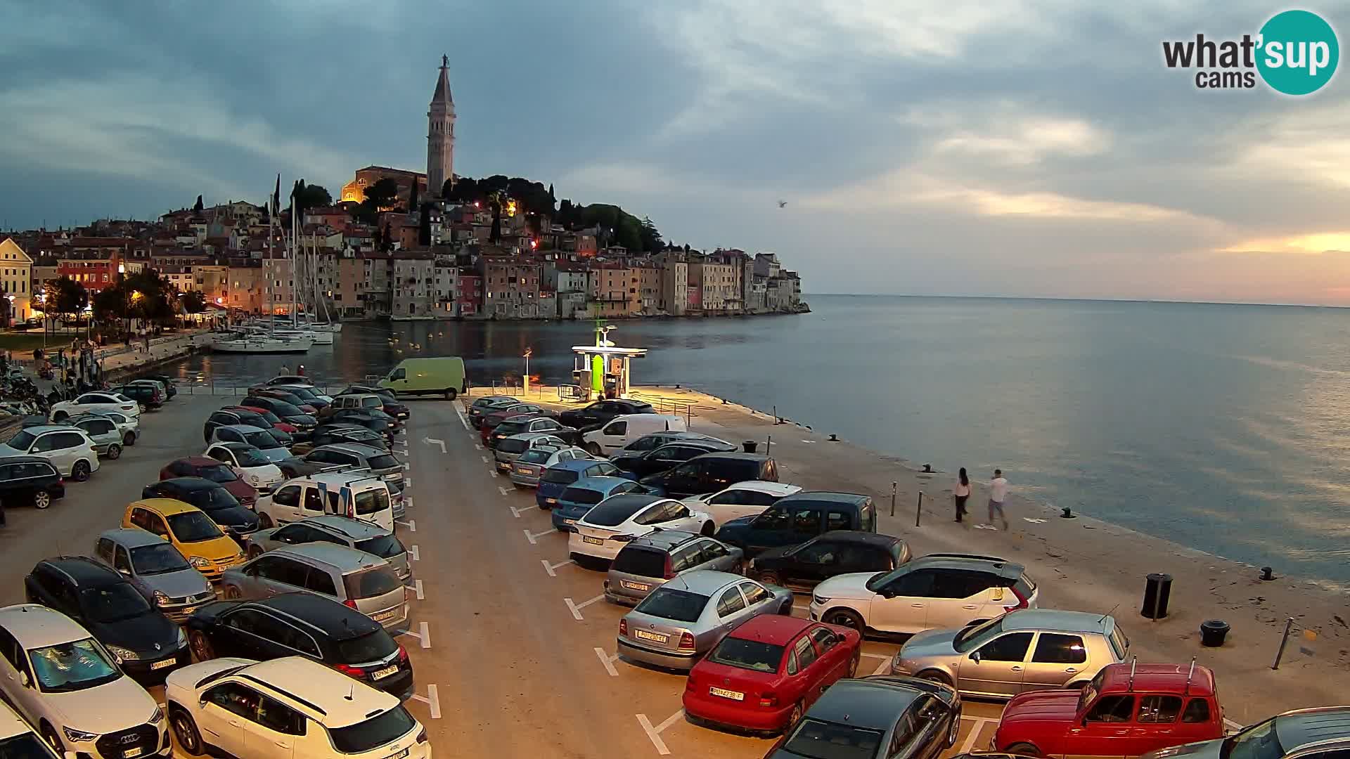 Webcam Rovinj panorama de la ciudad | Istria
