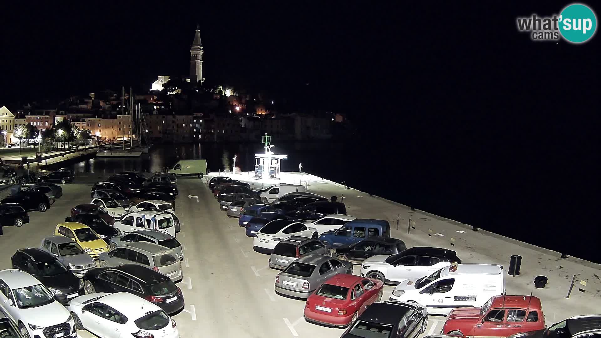 Webcam live Rovinj panorama de la ville | Istrie
