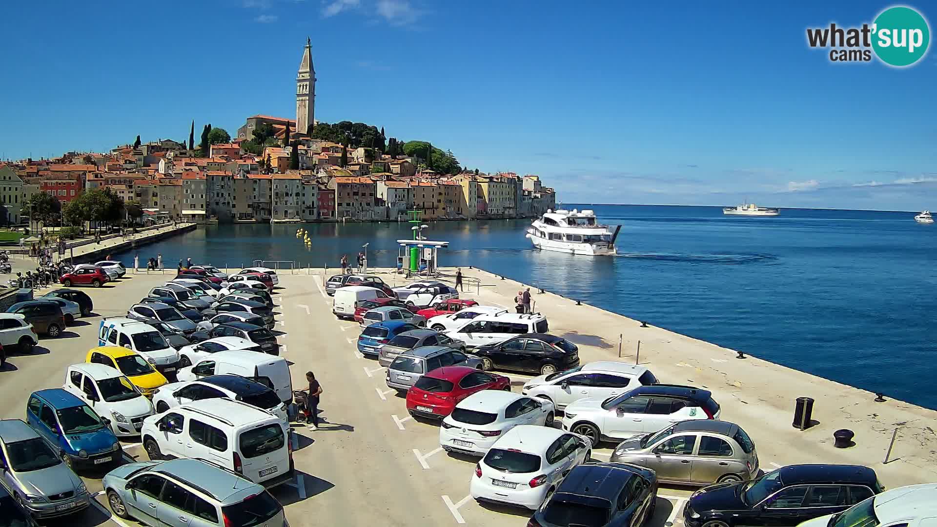 Web kamera Rovinj panorama grada