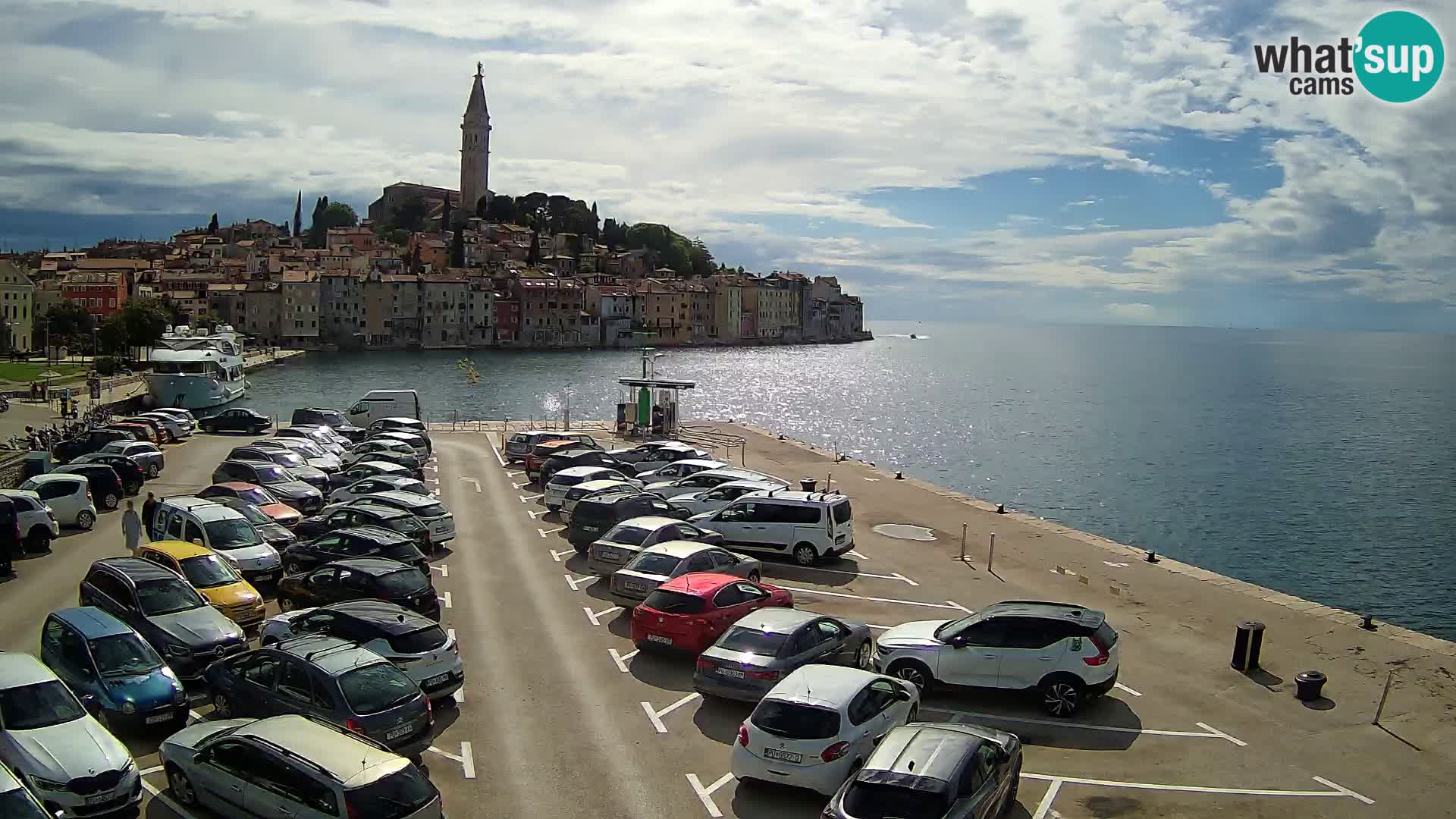 Web kamera Rovinj panorama grada
