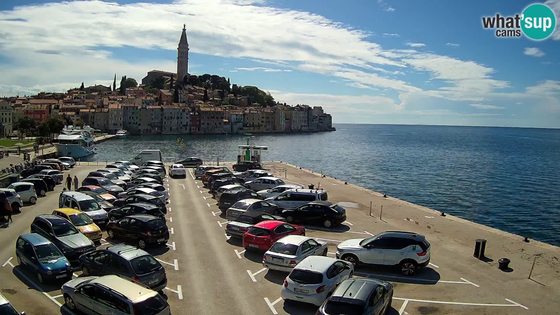 Spletna kamera Rovinj – panorama mesta