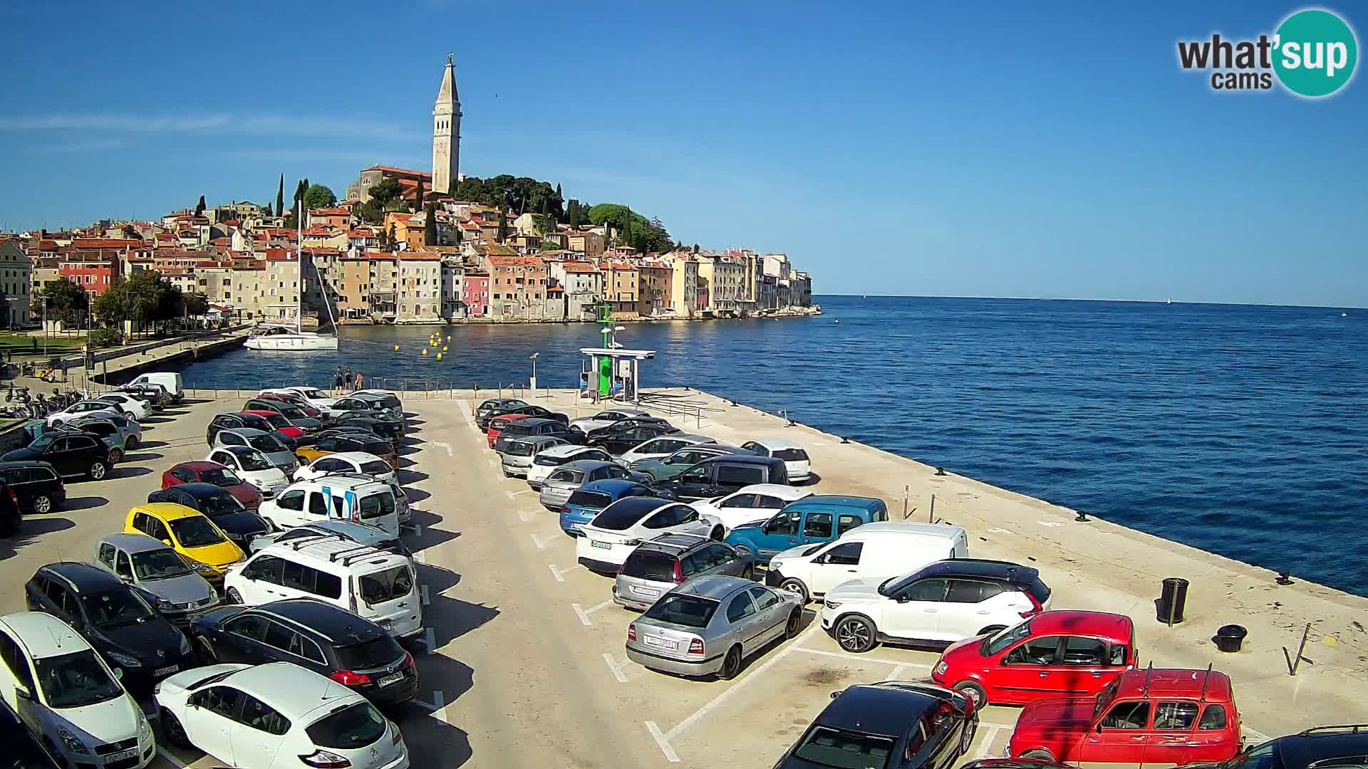 Webcam Rovinj panorama de la ciudad | Istria