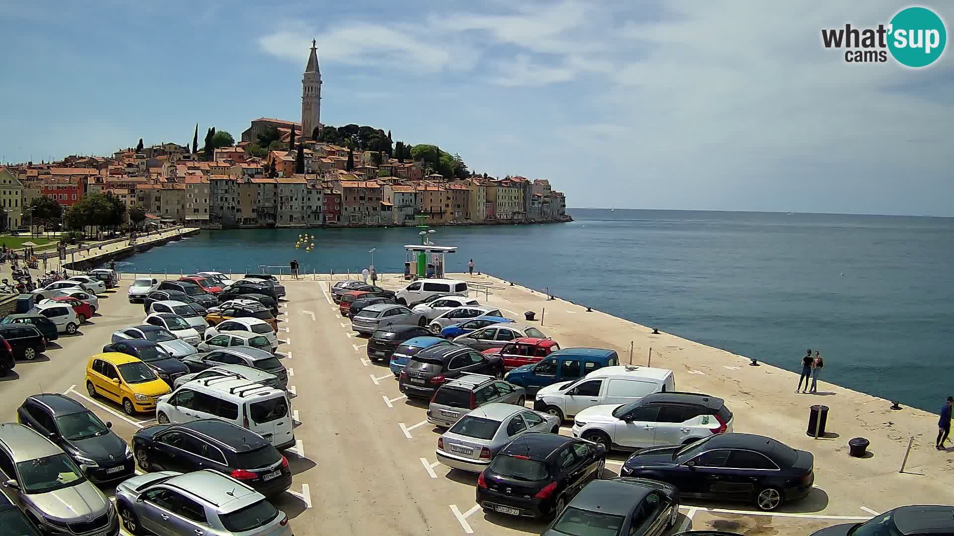 Web kamera Rovinj panorama grada
