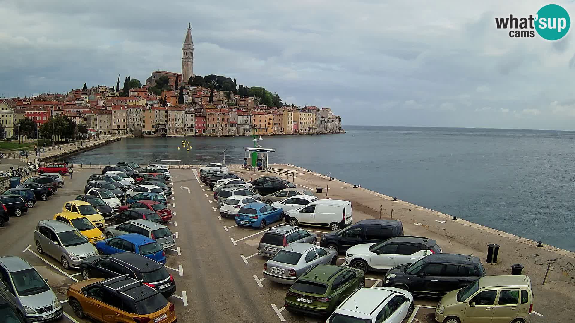 Webcam Rovigno / Rovinj – panorama della città