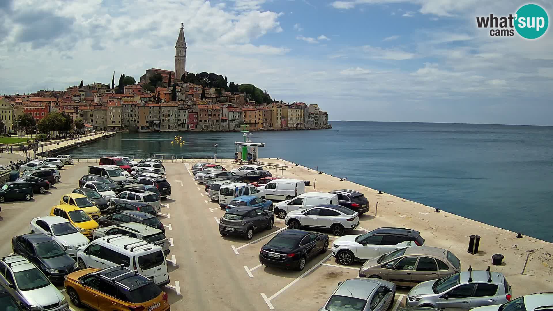 Web kamera Rovinj panorama grada