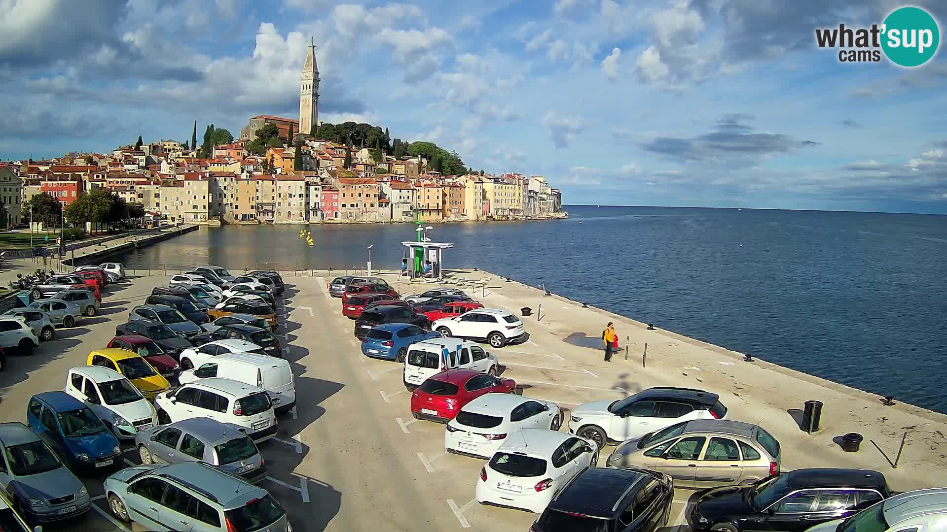Webcam Rovigno / Rovinj – panorama della città