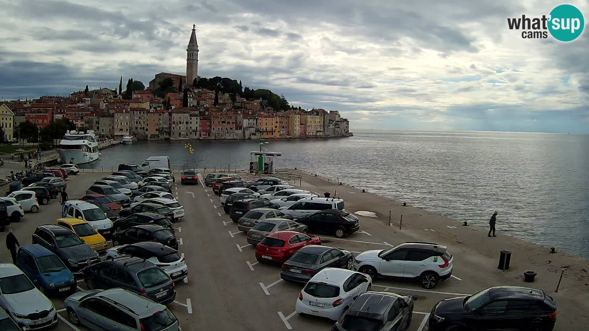 Webcam live Rovinj panorama de la ville | Istrie