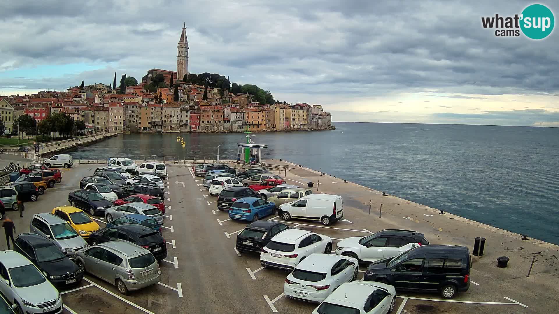 Webcam live Rovinj panorama de la ville | Istrie