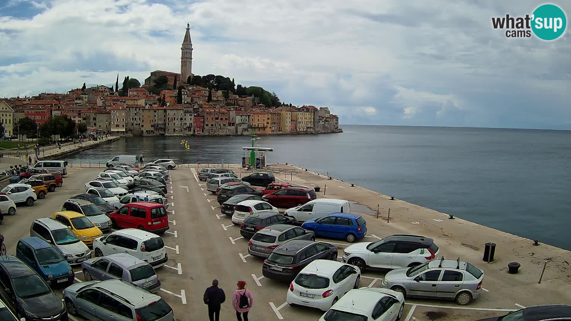 Spletna kamera Rovinj panorama mesta | Istra
