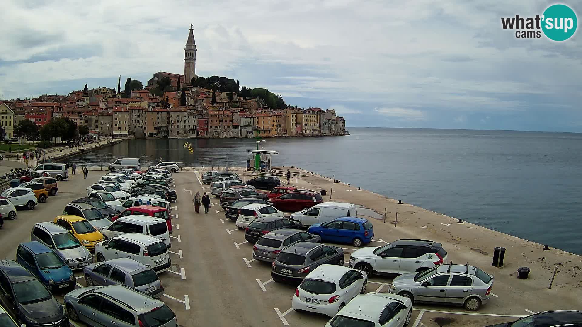Webcam live Rovinj panorama de la ville | Istrie