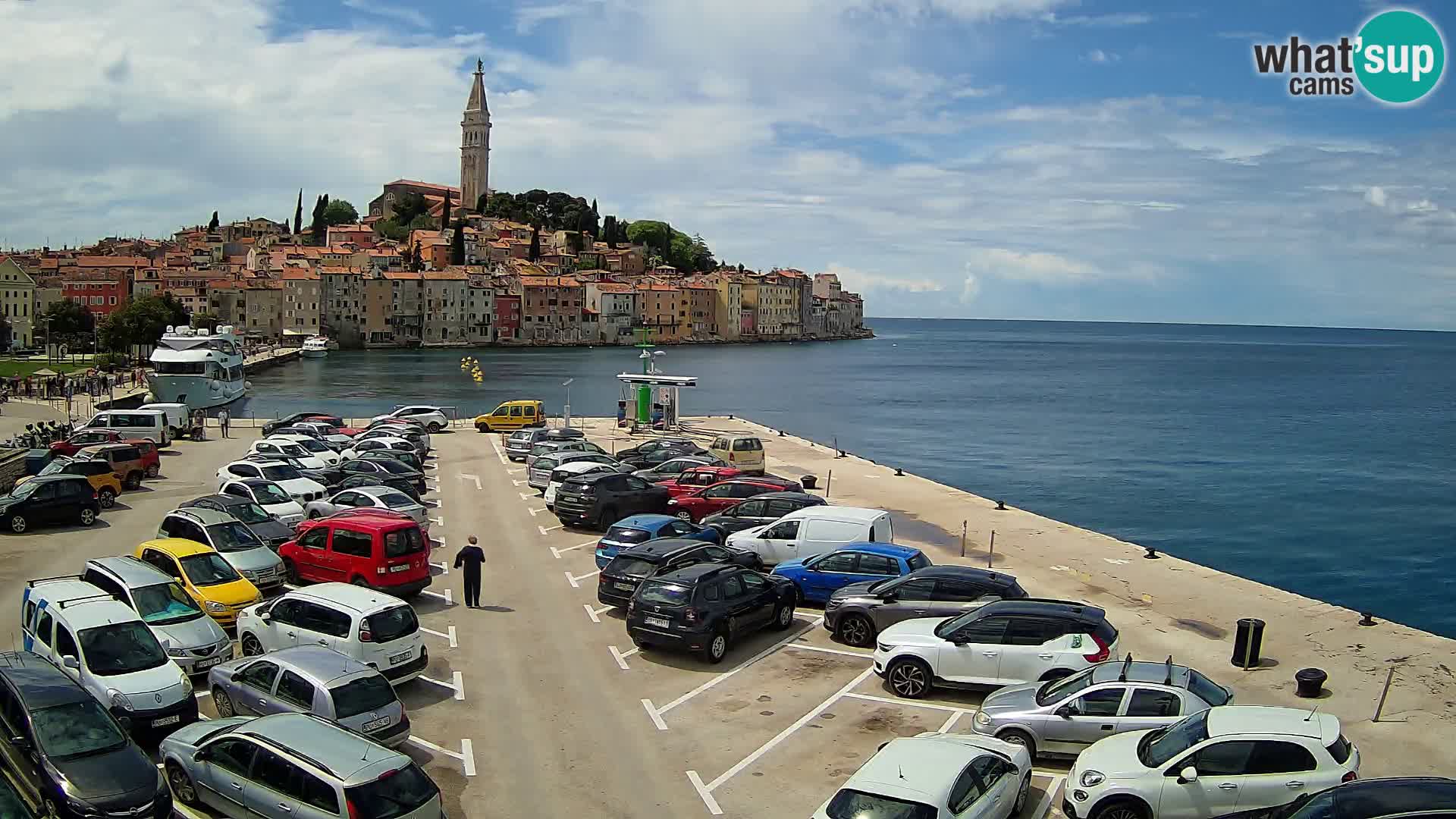 Webcam Rovinj – panorama de la ciudad