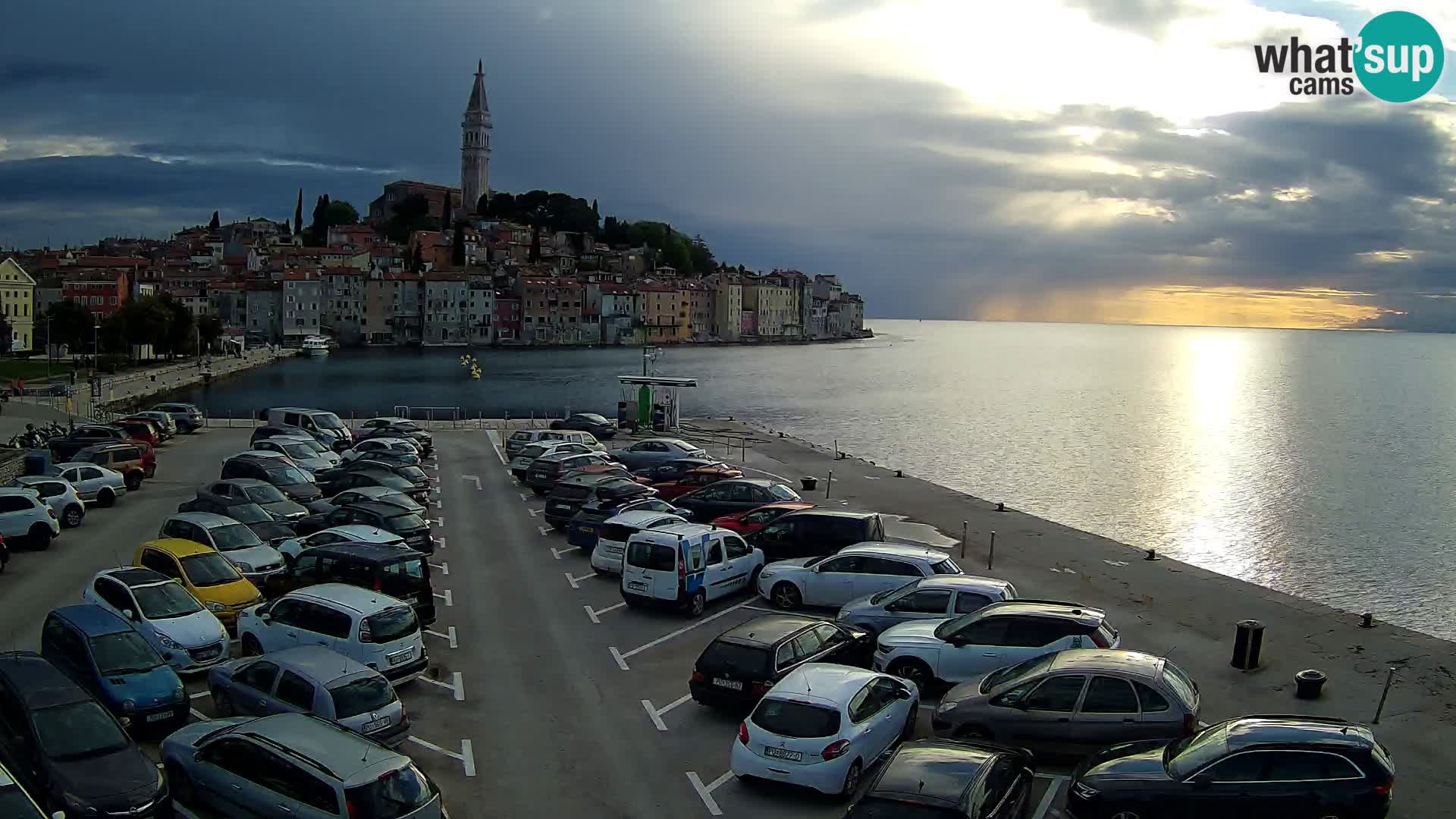Webcam live Rovinj – panorama de la ville