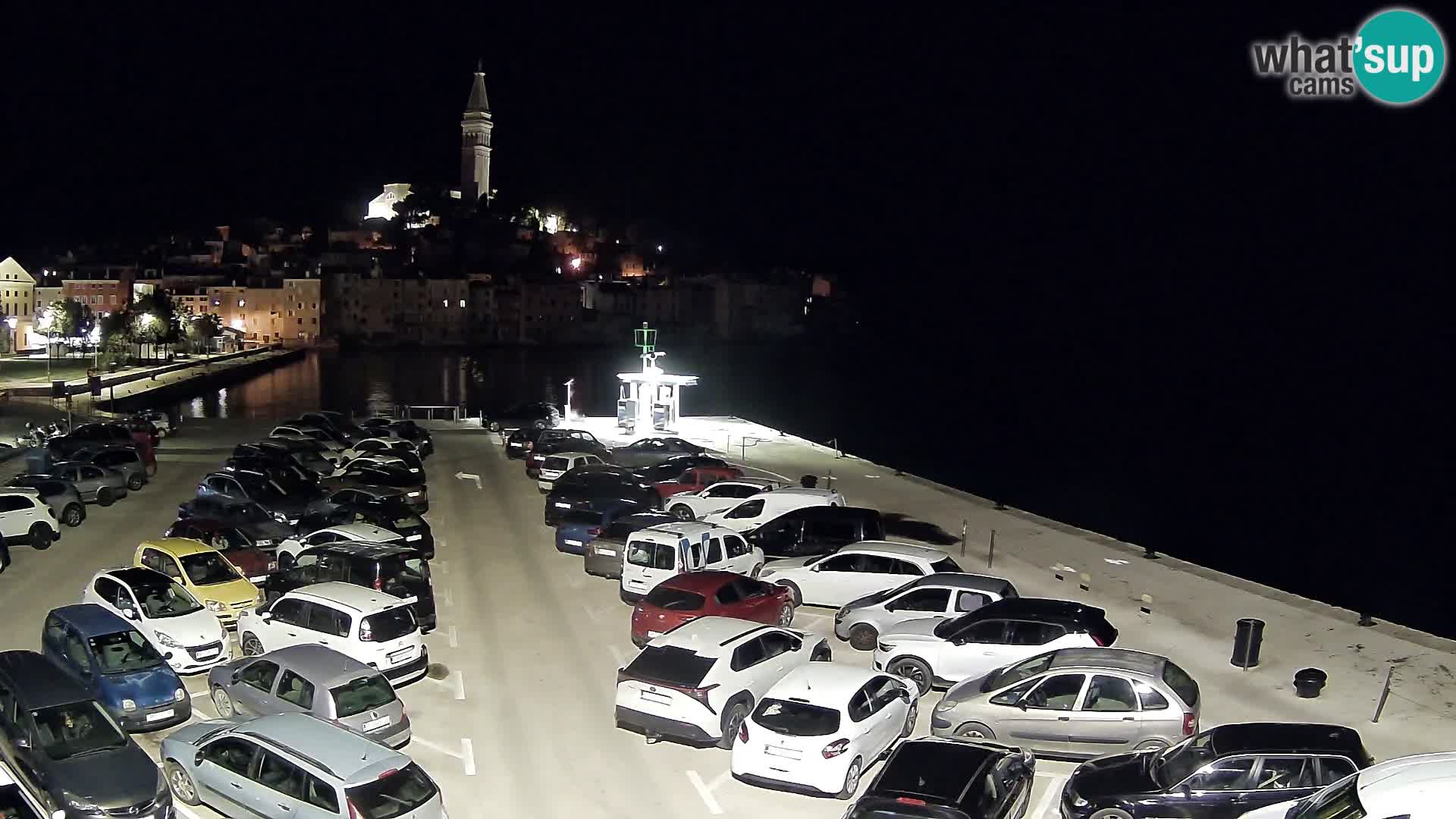 Webcam live Rovinj panorama de la ville | Istrie
