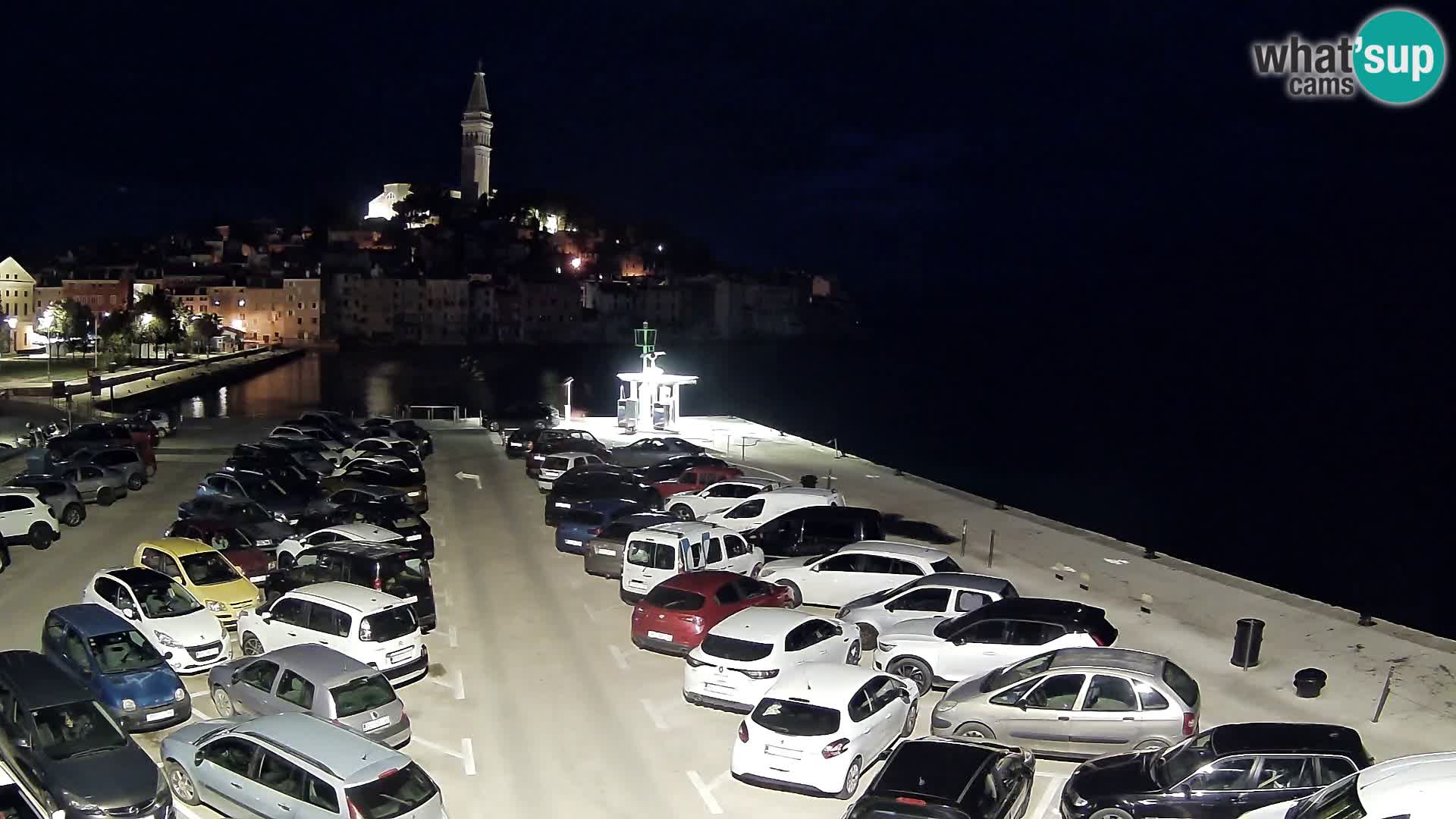 Spletna kamera Rovinj panorama mesta | Istra
