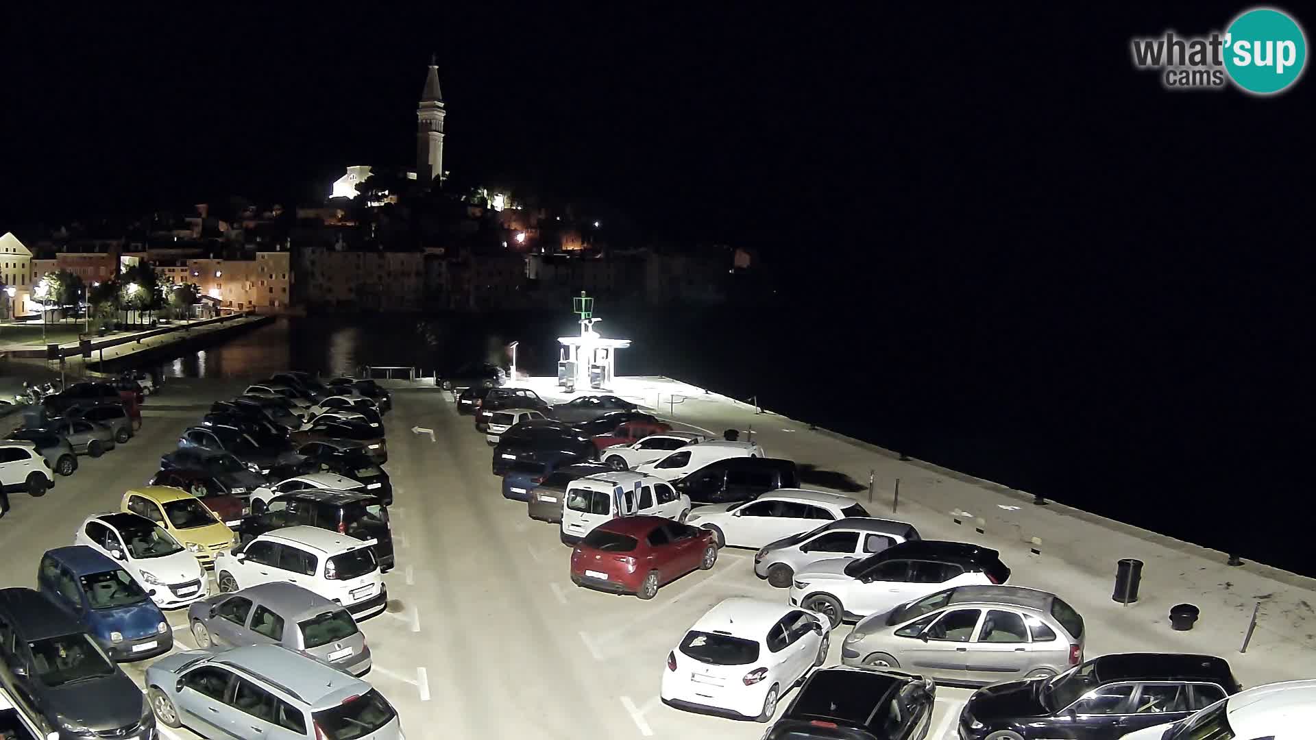 Webcam live Rovinj panorama de la ville | Istrie