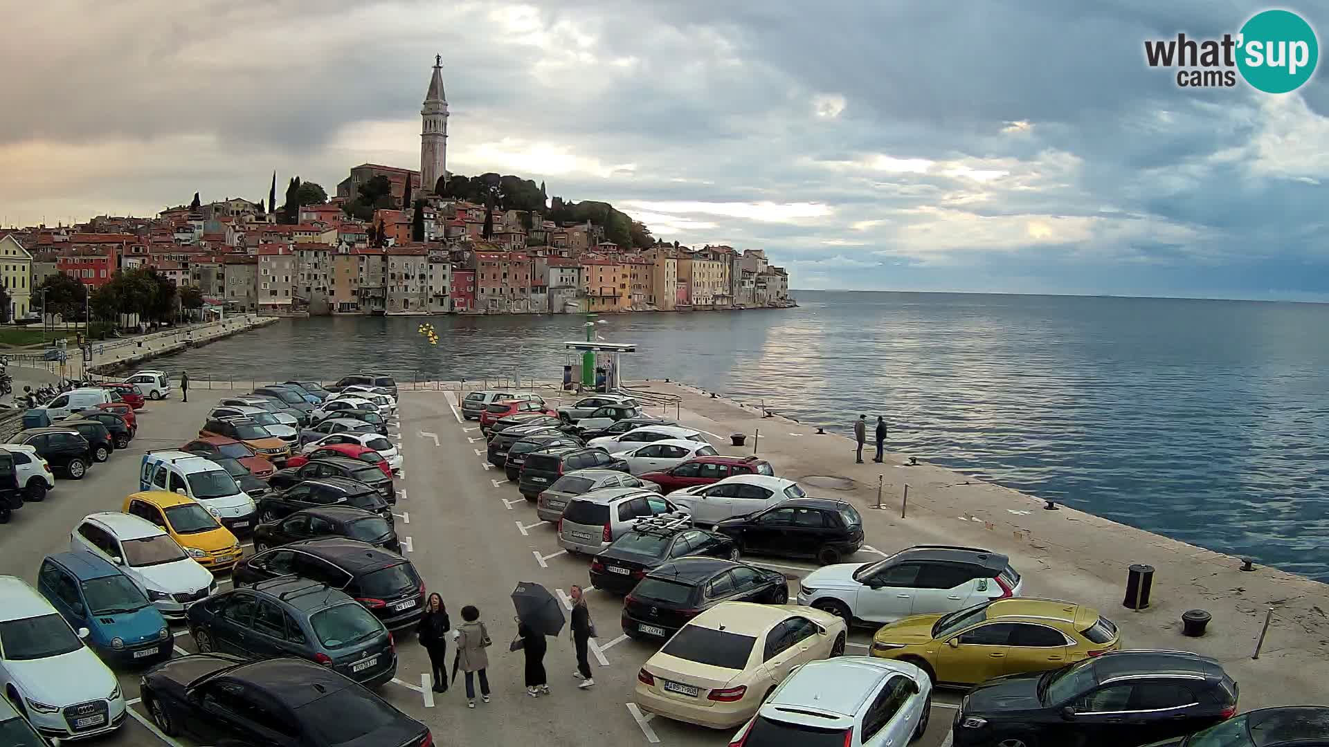 Web kamera Rovinj panorama grada