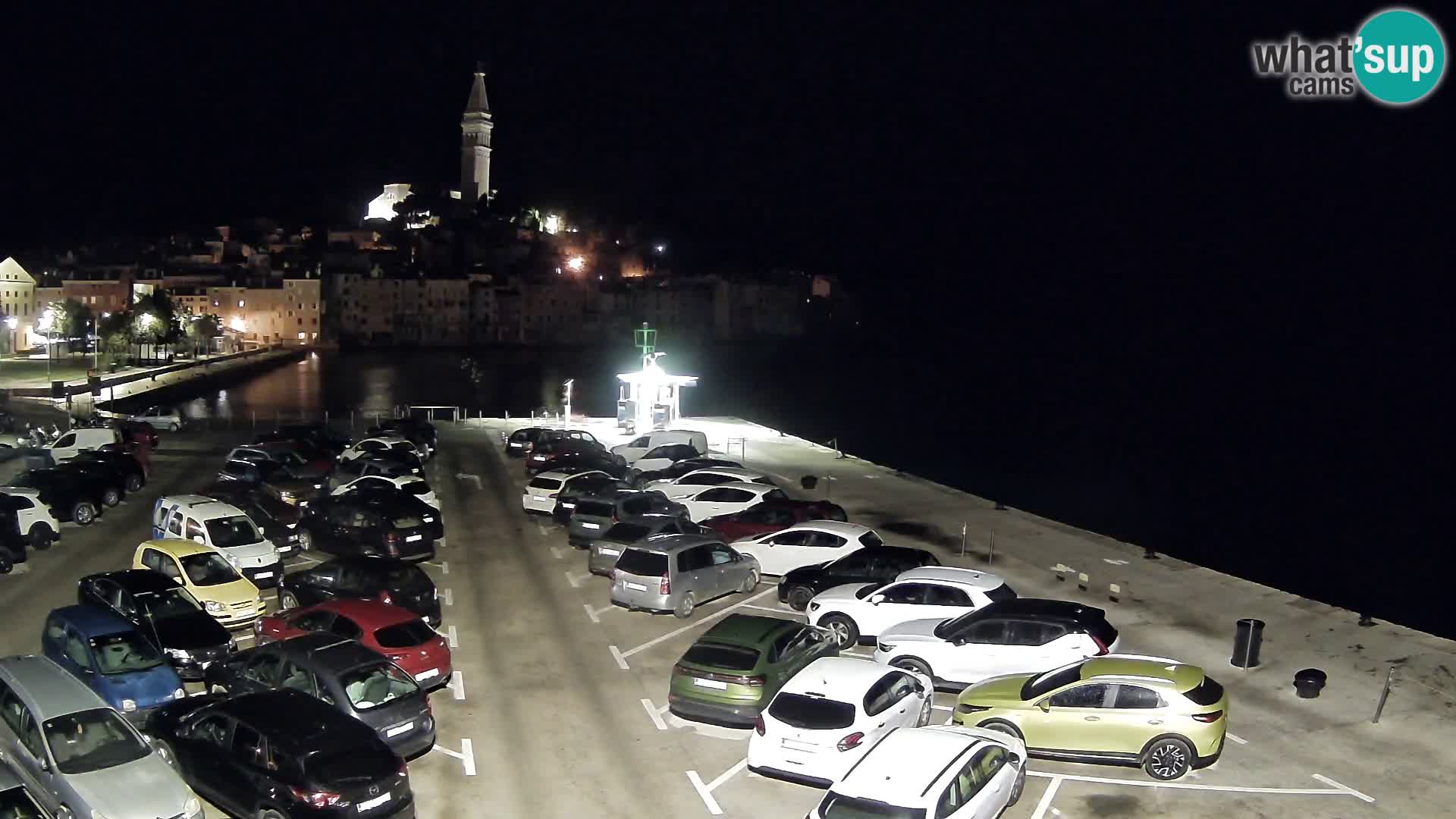 Spletna kamera Rovinj panorama mesta | Istra