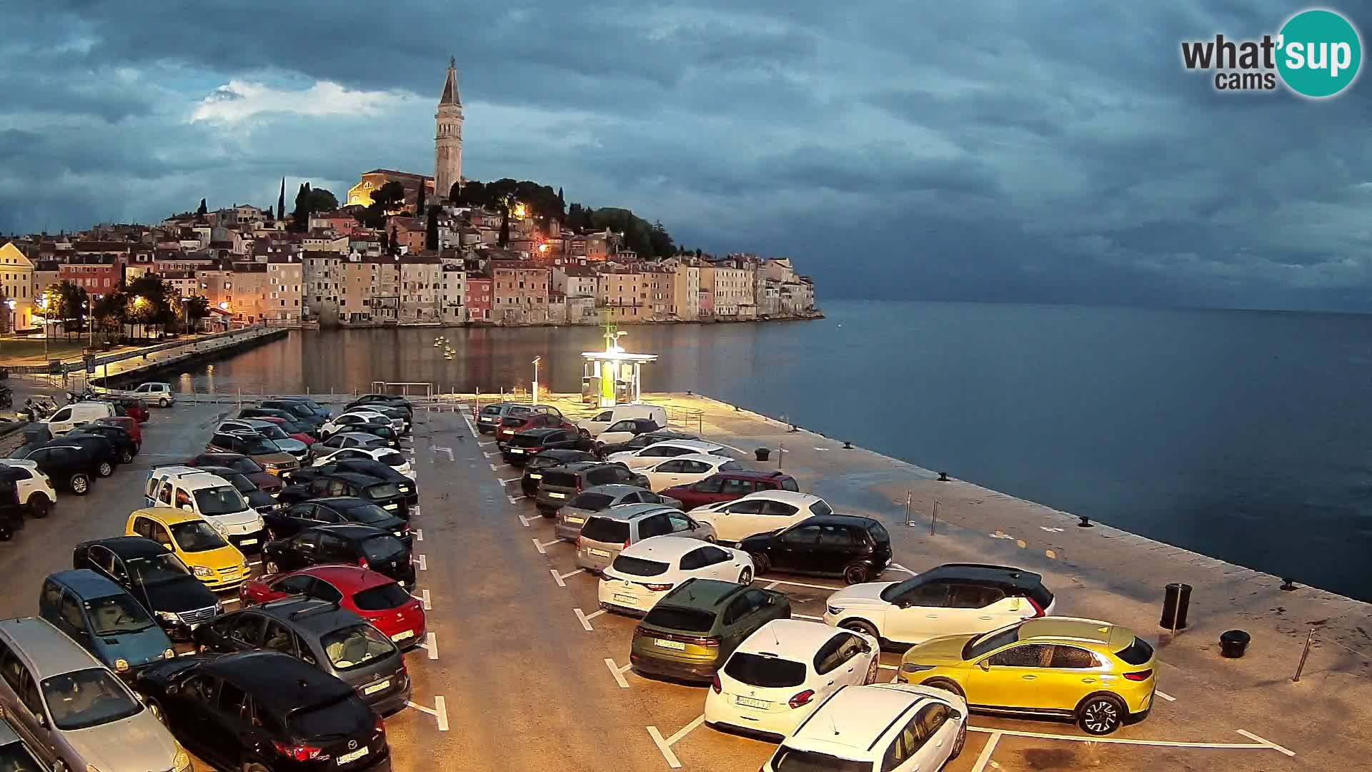 Webcam Rovigno / Rovinj – panorama della città