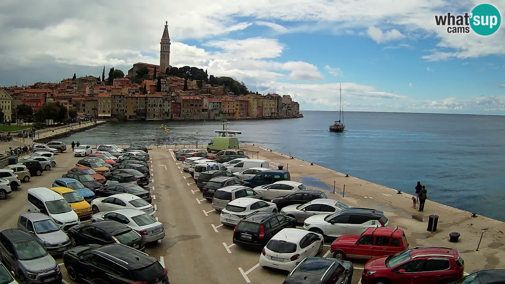 Webcam Rovinj – panorama of city – Istria – Croatia