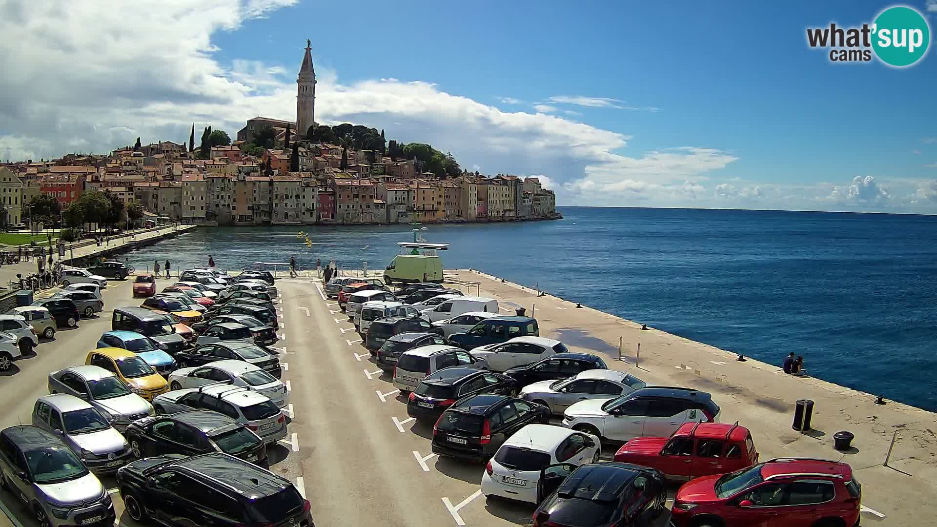 Spletna kamera Rovinj – panorama mesta