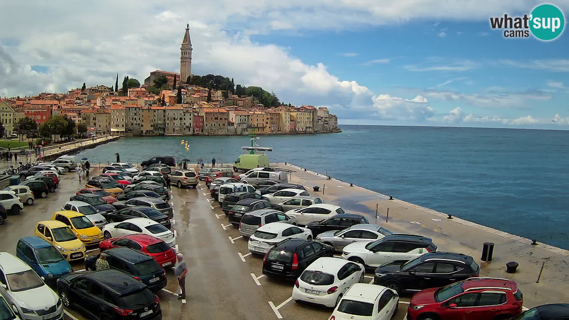 Spletna kamera Rovinj – panorama mesta