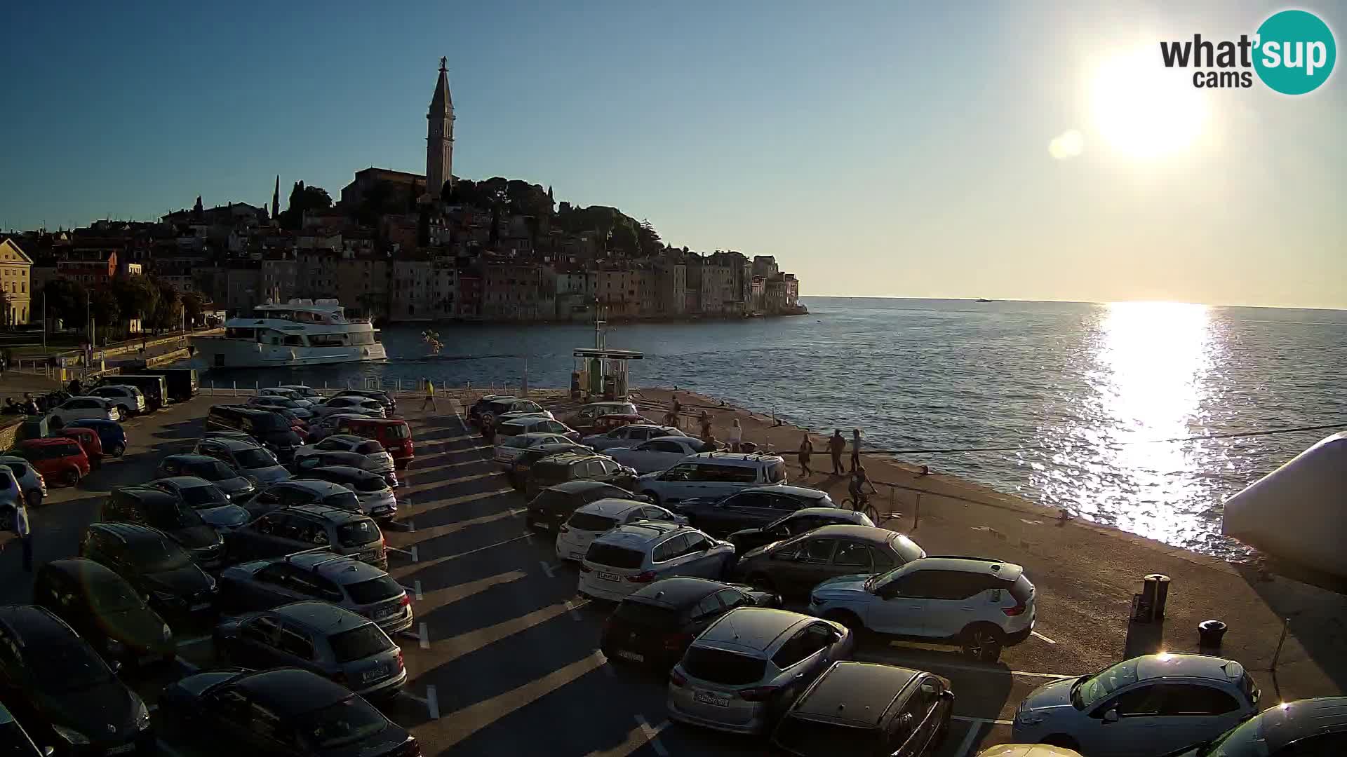 Spletna kamera Rovinj – panorama mesta