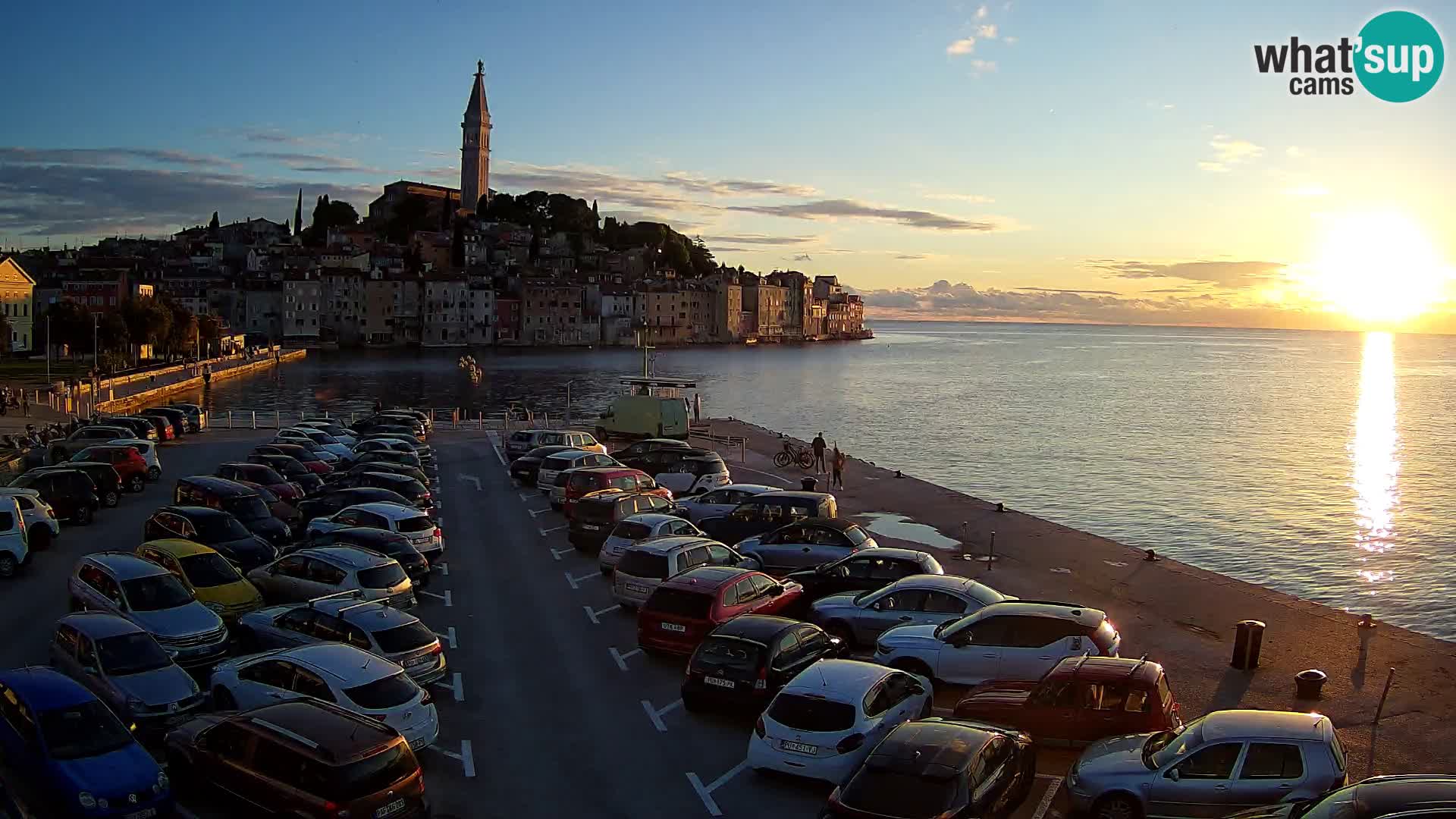 Web kamera Rovinj panorama grada