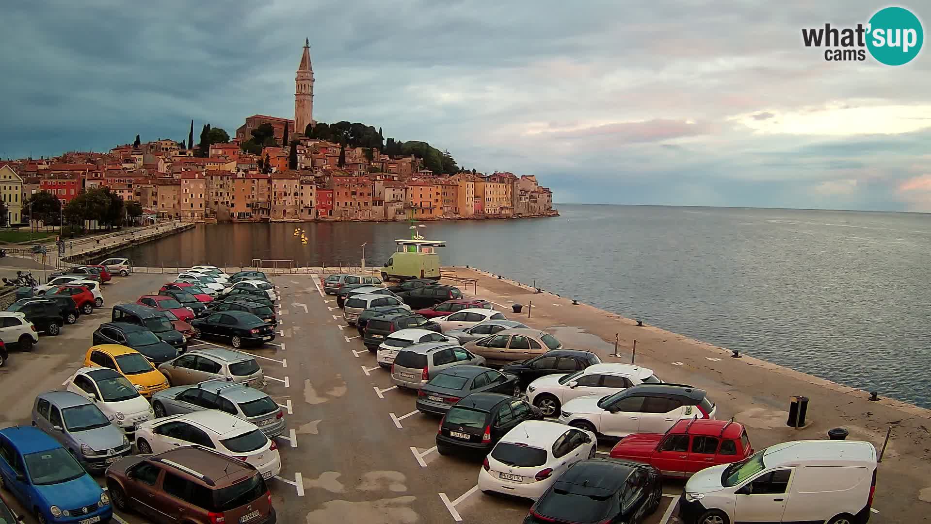 Webcam Rovinj panorama de la ciudad | Istria
