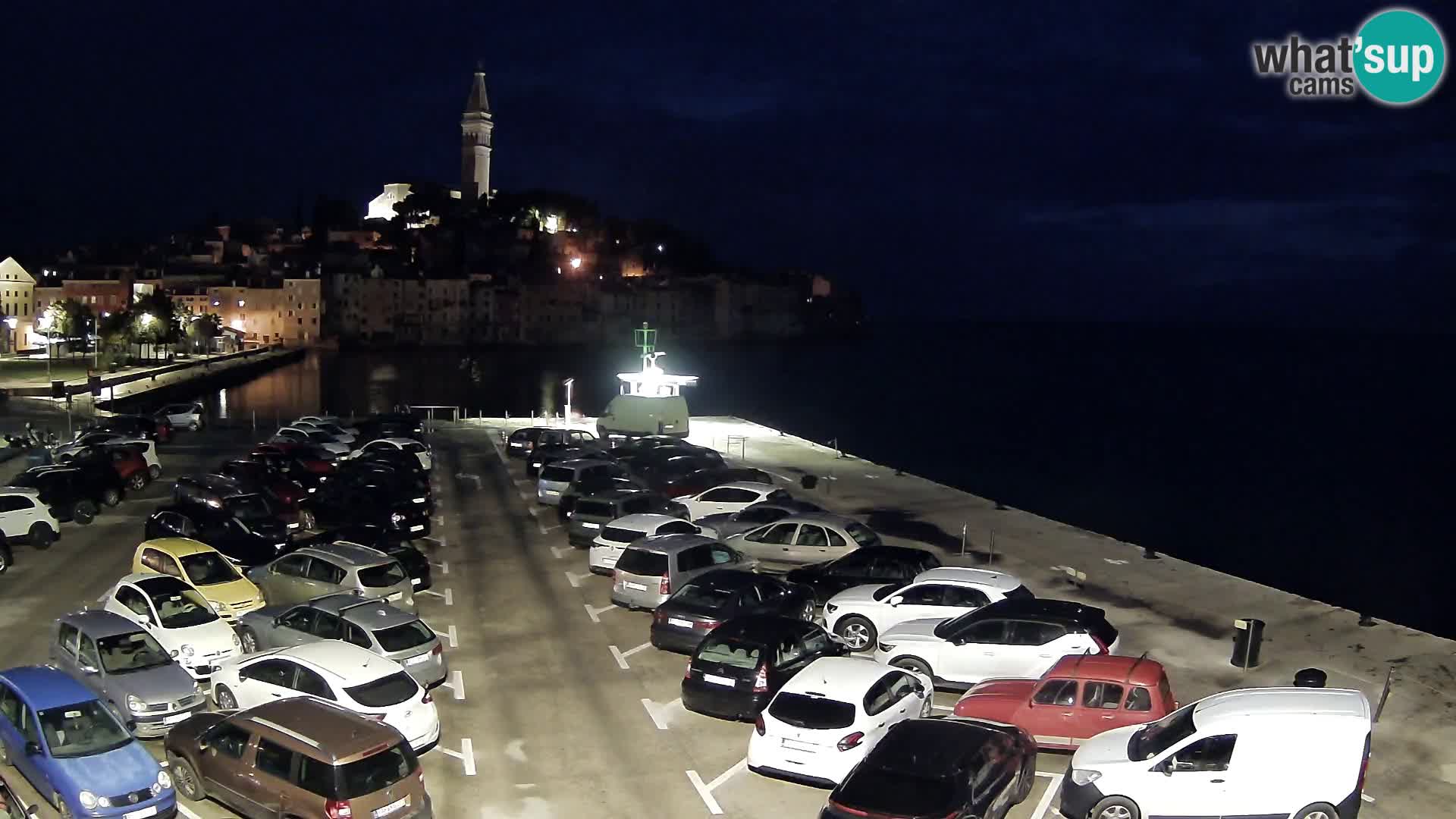 Webcam Rovigno / Rovinj – panorama della città