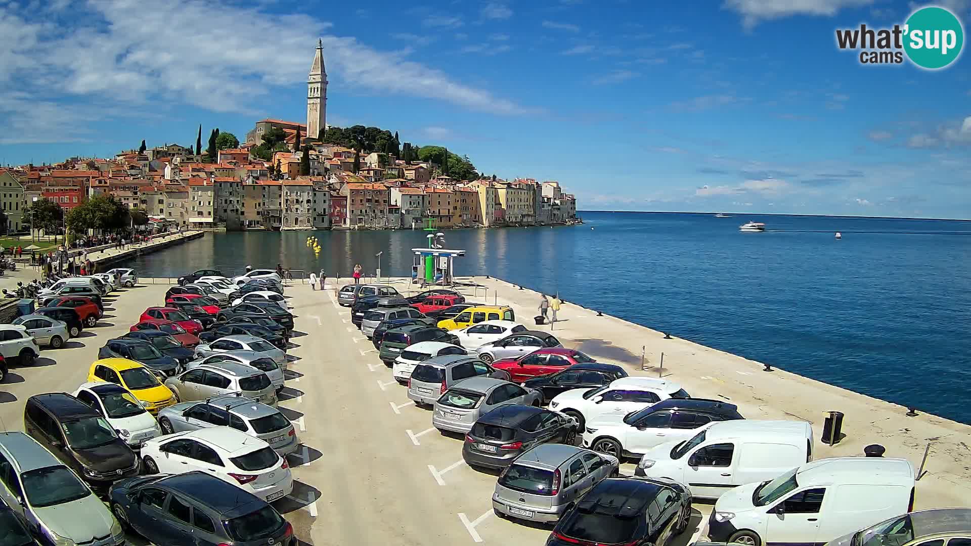 Webcam Rovinj panorama de la ciudad | Istria