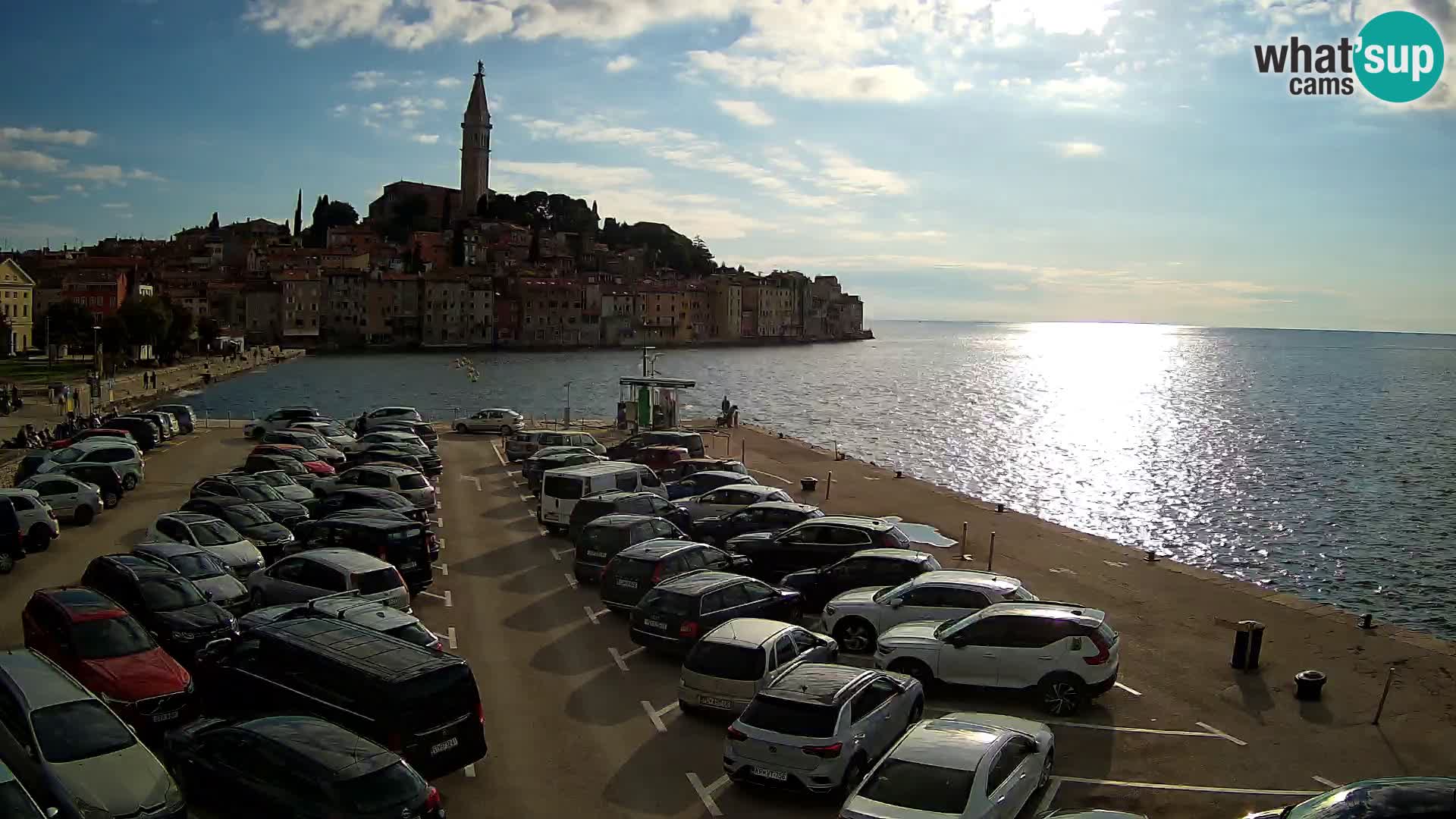 Spletna kamera Rovinj – panorama mesta