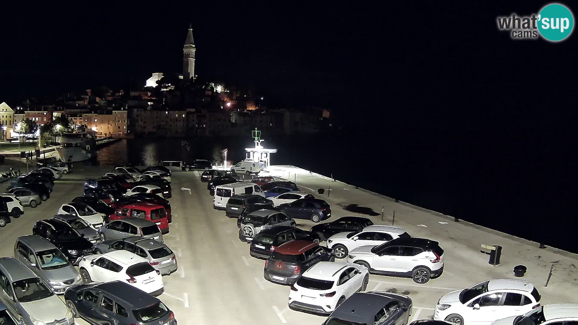 Webcam live Rovinj panorama de la ville | Istrie