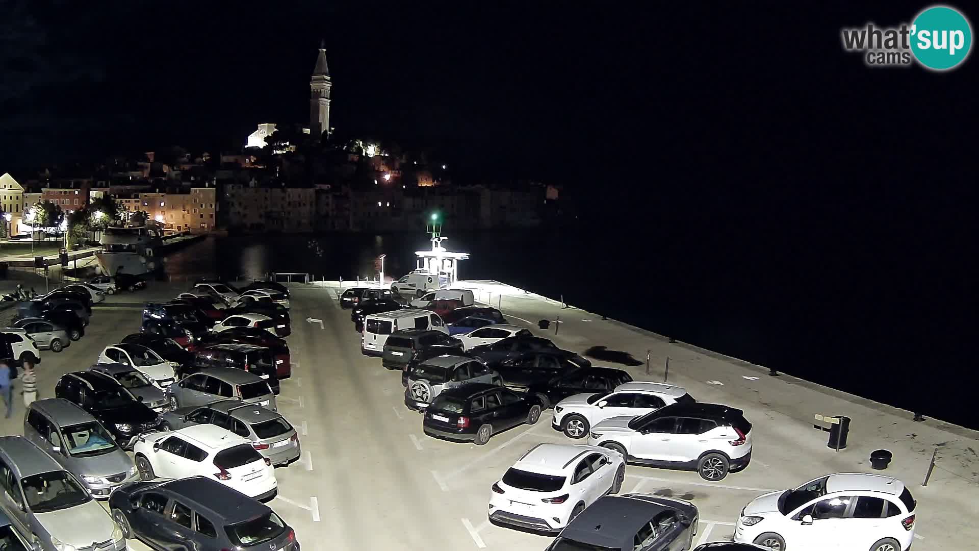 Spletna kamera Rovinj panorama mesta | Istra