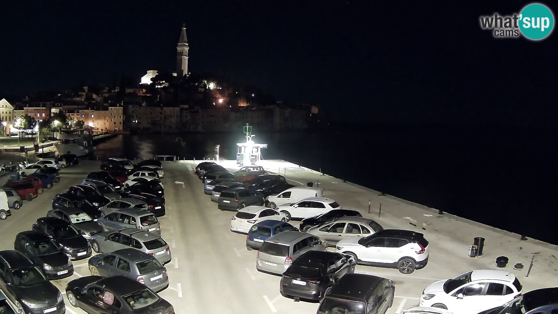 Webcam live Rovinj panorama de la ville | Istrie