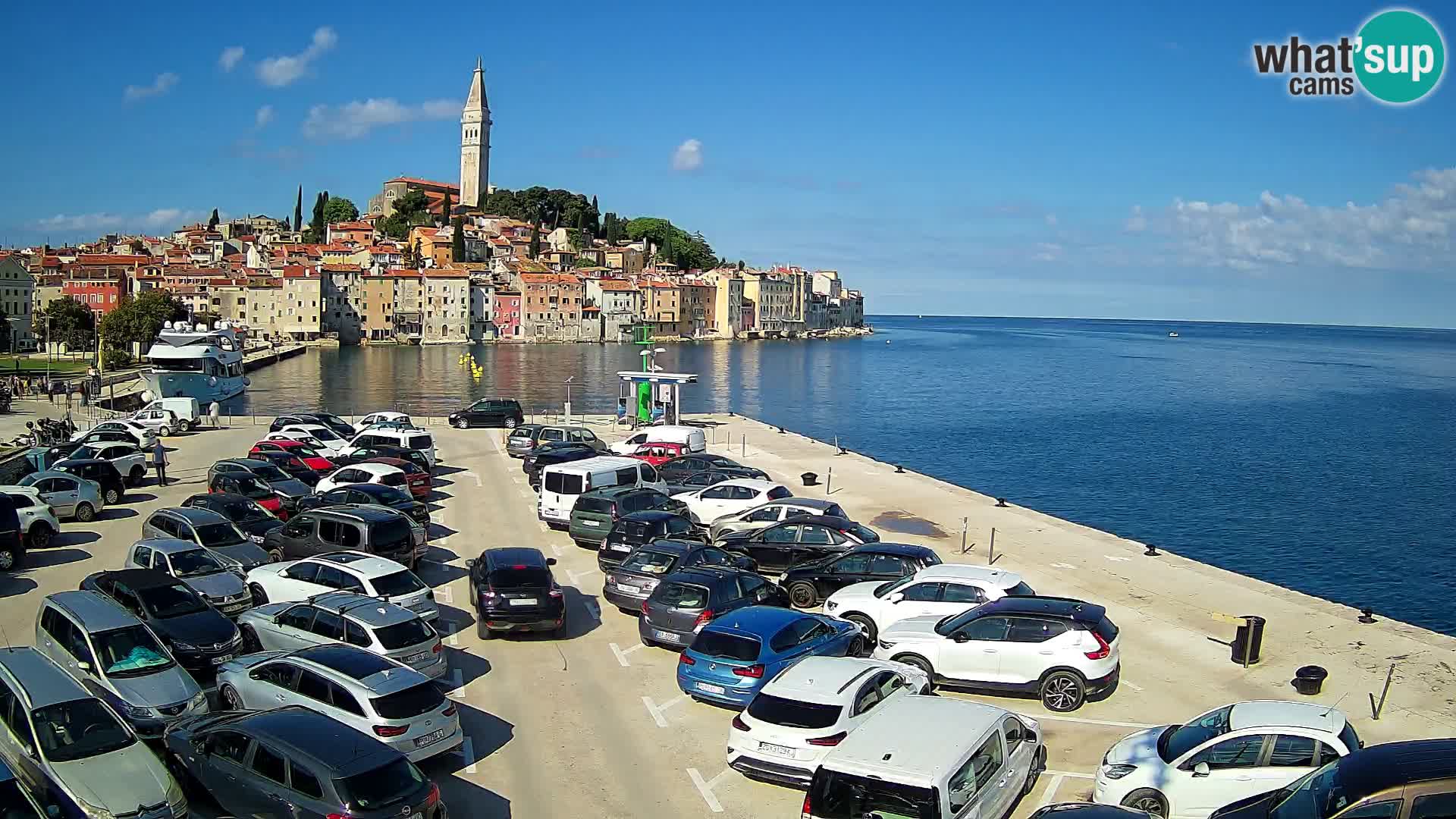 Webcam Rovinj – panorama of city – Istria – Croatia
