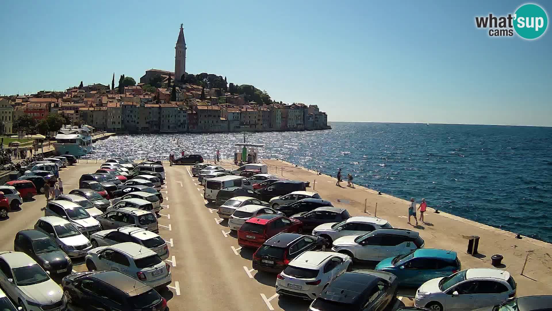 Webcam Rovinj panorama de la ciudad | Istria