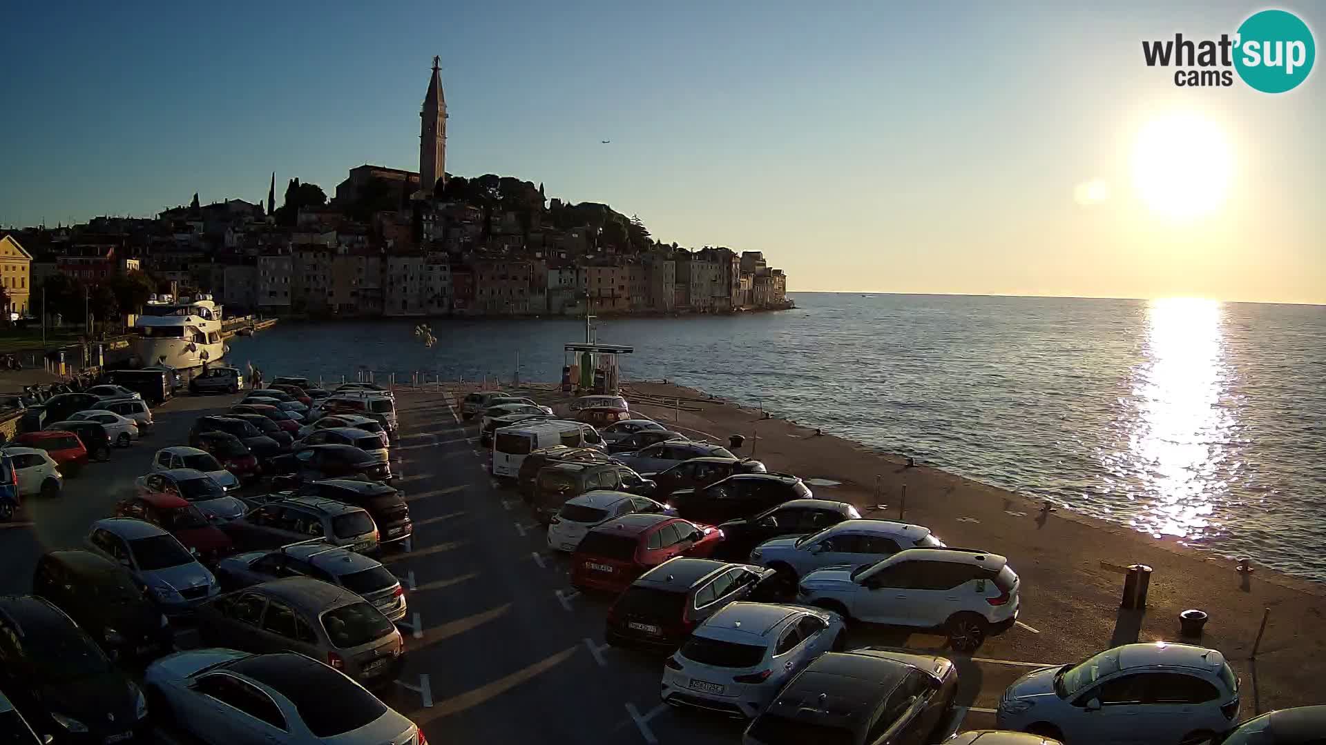Webcam Rovinj panorama de la ciudad | Istria