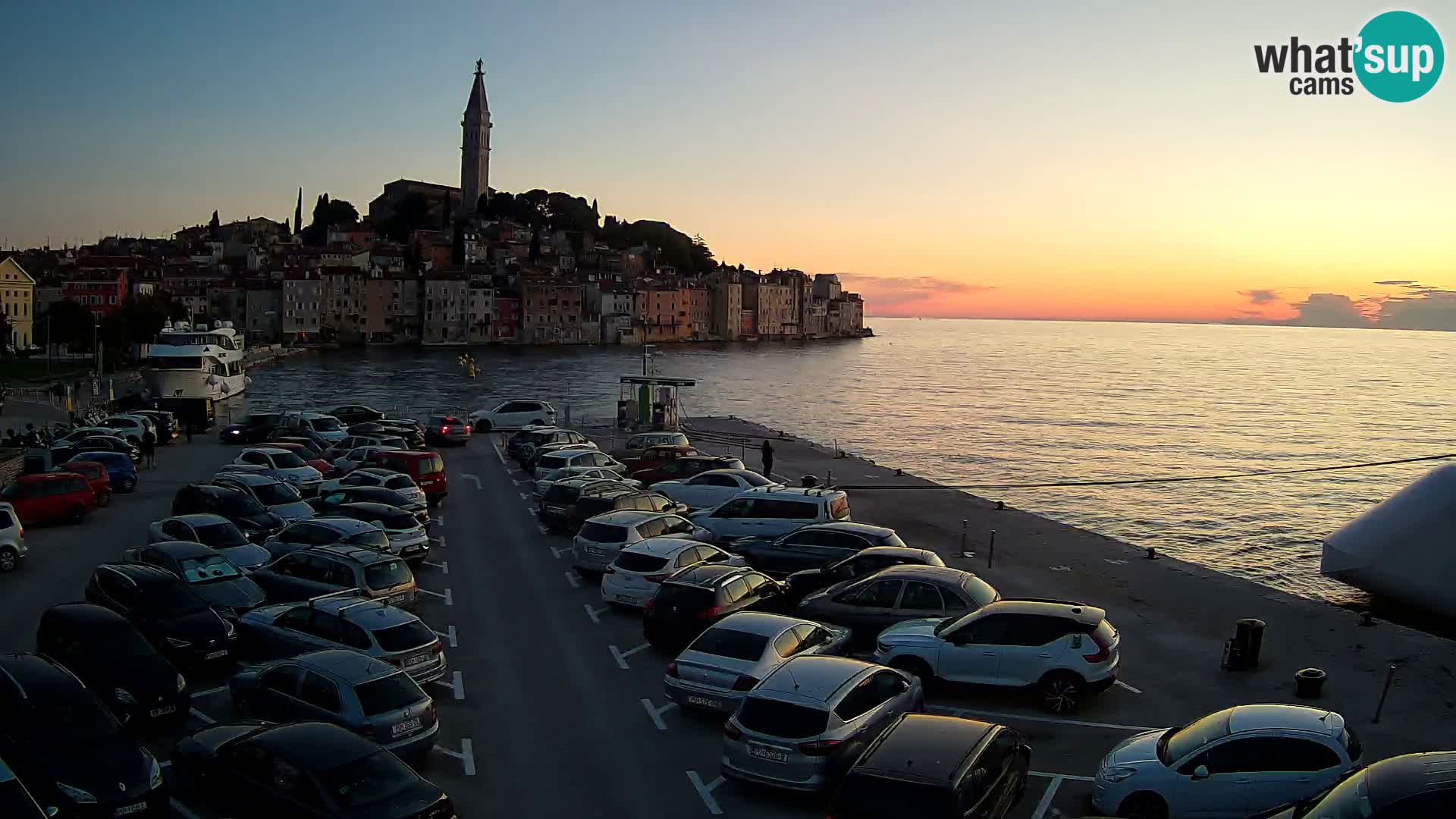 Spletna kamera Rovinj – panorama mesta