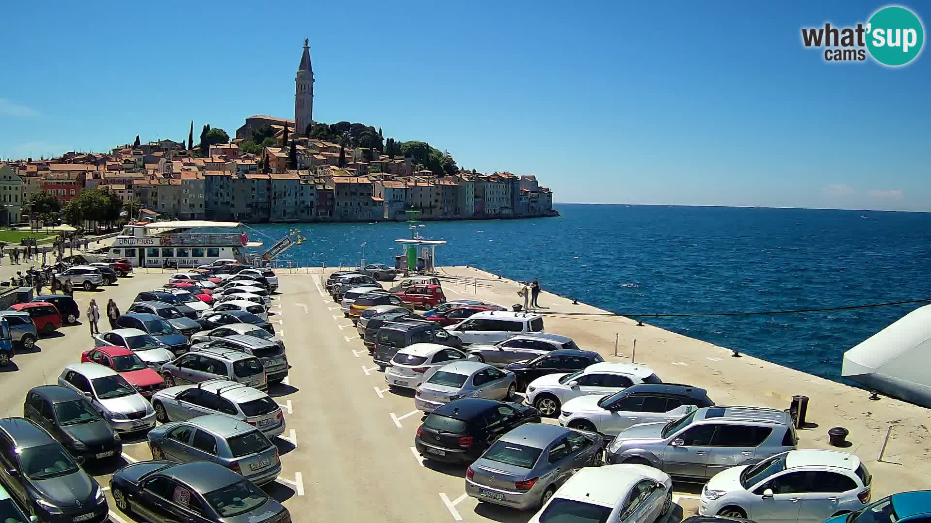 Spletna kamera Rovinj – panorama mesta