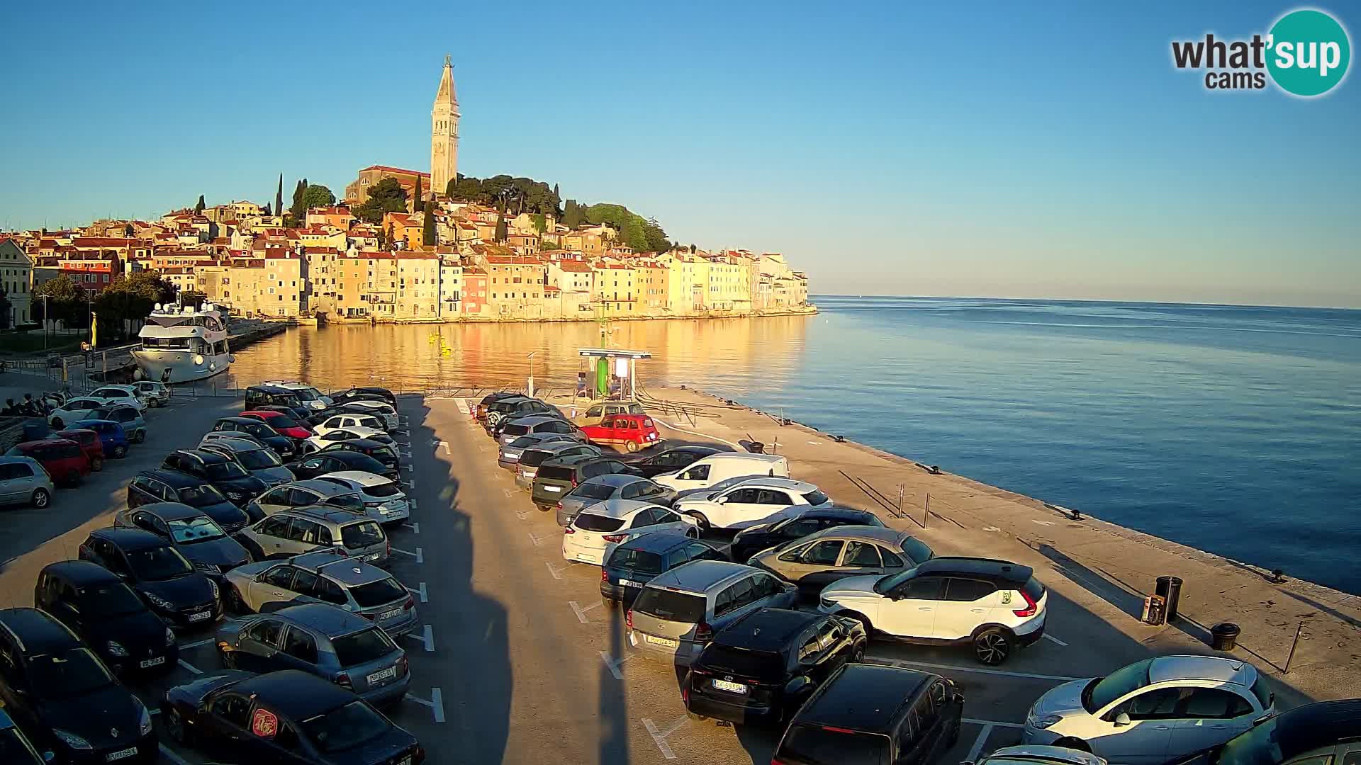 Webcam Rovinj – panorama de la ciudad