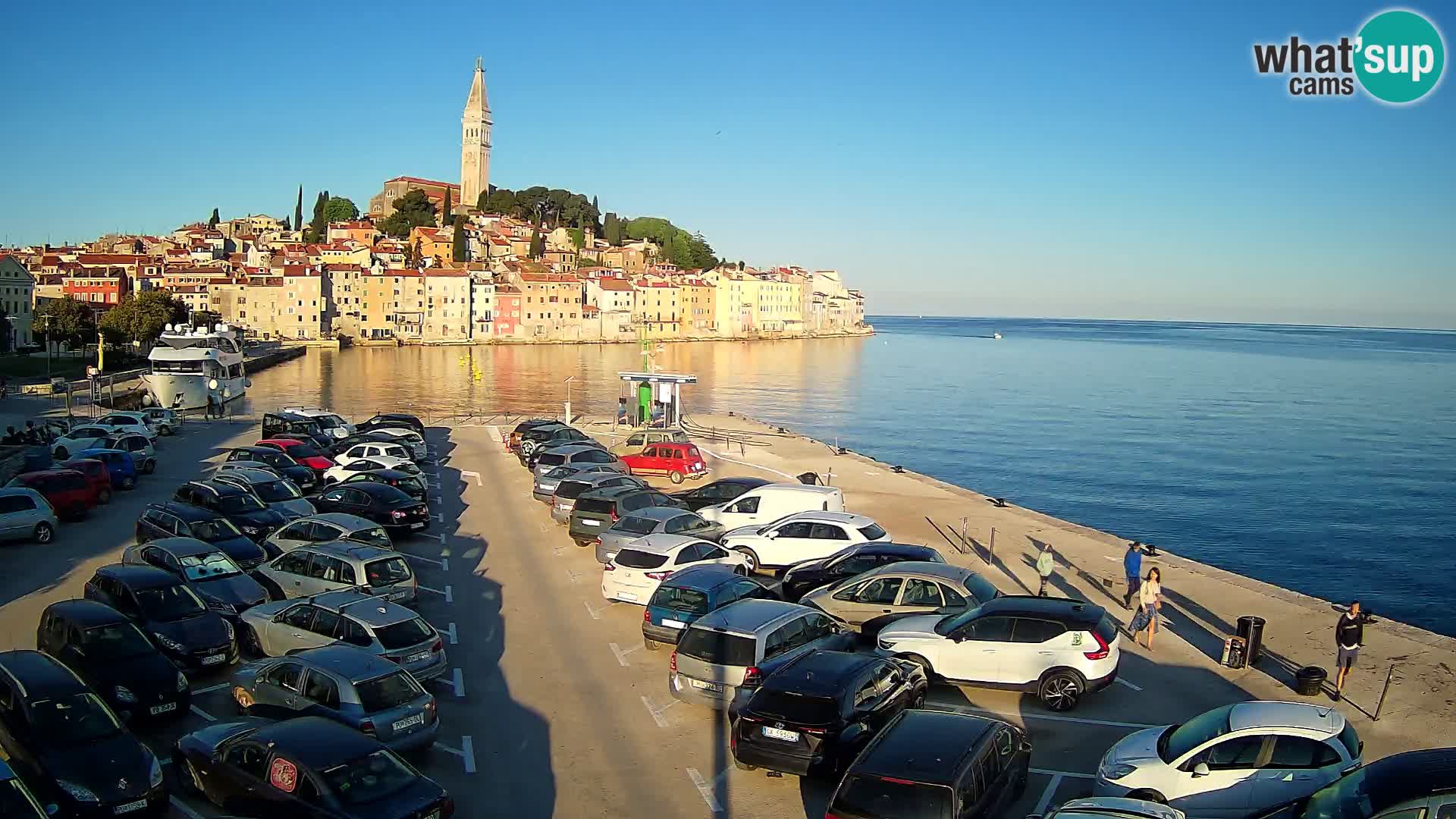 Web kamera Rovinj panorama grada