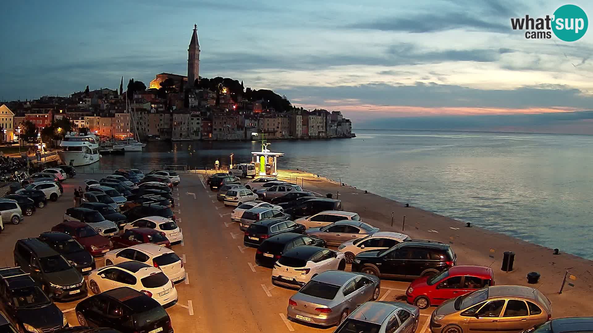 Web kamera Rovinj panorama grada